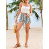 imageCicy Bell Womens Summer Striped Jean Shorts Casual High Waisted Wide Leg Denim Shorts Beach Vacation JortsBlack