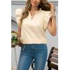 imageCicy Bell Womens Ruffle Cap Sleeve Tank Tops V Neck Dressy Casual Blouses Summer Sleeveless Cotton ShirtsBeige