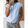 imageCicy Bell Womens Cap Sleeve Sweater Vest Lightweight Casual Knit Tank Tops Trendy Crew Neck Button CardigansSky Blue