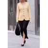 imageCicy Bell Womens Button Up Cardigan Sweaters Blazer Trendy Lightweight V Neck Long Sleeve Sweater Tops Cream