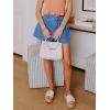 imageCicy Bell Womens High Waisted Jean Shorts Summer Baggy Wide Leg Vintage Denim Shorts with Ruffle Front PocketsBlue