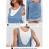 imageCicy Bell Womens Summer Denim Rompers Casual Sleeveless V Neck Jeans Short Jumpsuits with PocketsBlue