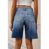 imageCicy Bell Womens Summer High Waisted Jeans Shorts Casual Wide Leg Bermuda Jorts Baggy Denim Short Pants with PocketsNavy