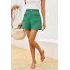 imageCicy Bell Womens Tweed Summer Shorts High Waisted Wide Leg Dressy Casual Shorts with Front Pockets US Alpha XXLarge Regular Regular Green