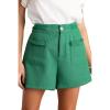 imageCicy Bell Womens Tweed Summer Shorts High Waisted Wide Leg Dressy Casual Shorts with Front Pockets US Alpha XXLarge Regular Regular Green