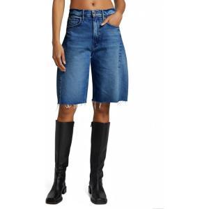 imageCicy Bell Womens Summer High Waisted Jeans Shorts Casual Wide Leg Bermuda Jorts Baggy Denim Short Pants with PocketsNavy