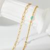 imageCicy Bell Ankle Bracelets for Women 18K Gold Marquise Opal Layered Anklets Non Tarnish Summer Beach Jewelry GiftAnkle Bracelets