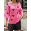 imageCicy Bell Womens Half Sleeve Cardigan Sweaters Cropped Button Down Tops Oversized Lightweight Ribbed Knit Summer OutfitsPink1