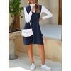 imageCicy Bell Womens Oversized Sweater Vest Dress V Neck Sleeveless Fall Trendy Casual Knit Cable Mini DressesNavy
