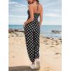 imageCicy Bell Womens Sexy Halter Jumpsuits Casual Deep V Nevk Beach Jogger Long Pants RompersBlack1
