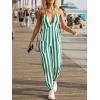 imageCicy Bell Womens Sexy Halter Jumpsuits Casual Deep V Nevk Beach Jogger Long Pants RompersGreen1