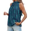 imageCicy Bell Womens Summer Halter Tank Tops Cute Bow Print High Neck Sleeveless Shirts Casual Loose Fit Flowy Blouse