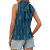 imageCicy Bell Womens Summer Halter Tank Tops Cute Bow Print High Neck Sleeveless Shirts Casual Loose Fit Flowy Blouse
