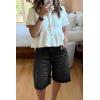 imageCicy Bell Womens Summer High Waisted Jeans Shorts Casual Wide Leg Bermuda Jorts Baggy Denim Shorts with PocketsBlack