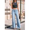 imageCicy Bell Womens Wide Leg Baggy Jeans High Waisted Boyfriend Loose Denim Pants with PocketsBaby Blue