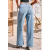 imageCicy Bell Womens Wide Leg Baggy Jeans High Waisted Boyfriend Loose Denim Pants with PocketsBaby Blue