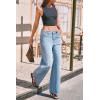 imageCicy Bell Womens Wide Leg Baggy Jeans High Waisted Boyfriend Loose Denim Pants with PocketsBaby Blue