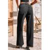 imageCicy Bell Womens Wide Leg Baggy Jeans High Waisted Boyfriend Loose Denim Pants with PocketsBlack