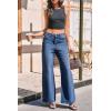imageCicy Bell Womens Wide Leg Baggy Jeans High Waisted Boyfriend Loose Denim Pants with PocketsBlue
