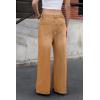 imageCicy Bell Womens Wide Leg Baggy Jeans High Waisted Boyfriend Loose Denim Pants with PocketsKhaki