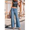 imageCicy Bell Womens Wide Leg Baggy Jeans High Waisted Boyfriend Loose Denim Pants with PocketsWash Blue