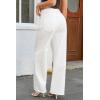 imageCicy Bell Womens Wide Leg Baggy Jeans High Waisted Boyfriend Loose Denim Pants with PocketsWhite