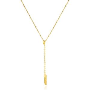 imageCicy Bell 18k Gold Plated Y Shaped Pendant Necklace for Women Butterfly Dainty Bead Chain Drop Necklace Trend Jewelry Gift 177  19 ExtenderStyle CGold
