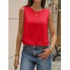 imageCicy Bell Womens Casual Cropped Tank Tops Summer Crew Neck Sleeveless Boxy Shirts Workout Basic TeesRed
