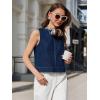imageCicy Bell Womens Denim Tank Tops Crew Neck Summer Casual Sleeveless Shirts Cropped Loose Fit Jean VestsNavy