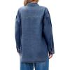 imageCicy Bell Womens Oversized Denim Shirt Jean Jacket 2026 Spring Fashion Button Down Shirts Long Sleeve Tops Trendy ShacketsNavy