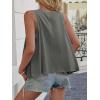 imageCicy Bell Womens Summer Flowy Tank Tops Sleeveless Crew Neck Trendy Casual Shirts Loose Fit Swing TeesDark Grey