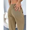 imageCicy Bell Womens Summer High Waisted Baggy Pants Casual Cotton Harem Capris Slacks with PocketsKhaki