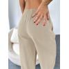 imageCicy Bell Womens Summer High Waisted Baggy Pants Casual Cotton Harem Capris Slacks with PocketsLight Khaki