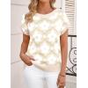 imageCicy Bell Womens Sweater Vest Summer Floral Cap Sleeve Sweaters Crew Neck Dressy Casual Knit Trendy 2026 TopsBeige