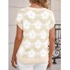 imageCicy Bell Womens Sweater Vest Summer Floral Cap Sleeve Sweaters Crew Neck Dressy Casual Knit Trendy 2026 TopsBeige