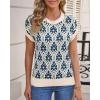 imageCicy Bell Womens Sweater Vest Summer Floral Cap Sleeve Sweaters Crew Neck Dressy Casual Knit Trendy 2026 TopsNavy