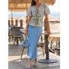 imageCicy Bell Womens Puff Sleeve Tie Front Tops Summer Babydoll Peplum V Neck Blouse Casual Dressy Pleated Floral Print ShirtsArmy Green