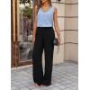 imageCicy Bell Womens Silk Satin Tank Tops V Neck Dressy Casual Camisole Blouses Summer Corporate OutfitsBlue