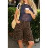 imageCicy Bell Womens Summer High Waisted Jeans Shorts Casual Wide Leg Bermuda Jorts Baggy Denim Shorts with PocketsLeopard