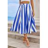 imageCicy Bell Womens Summer Striped Maxi Skirts ALine Elastic Waist Flowy Skirt Beach Vacation OutfitsBlue
