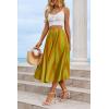 imageCicy Bell Womens Summer Striped Maxi Skirts ALine Elastic Waist Flowy Skirt Beach Vacation OutfitsGreen
