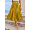 imageCicy Bell Womens Summer Striped Maxi Skirts ALine Elastic Waist Flowy Skirt Beach Vacation OutfitsGreen
