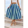 imageCicy Bell Womens Summer Striped Maxi Skirts ALine Elastic Waist Flowy Skirt Beach Vacation OutfitsLight Green