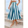imageCicy Bell Womens Summer Striped Maxi Skirts ALine Elastic Waist Flowy Skirt Beach Vacation OutfitsNavy