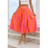imageCicy Bell Womens Summer Striped Maxi Skirts ALine Elastic Waist Flowy Skirt Beach Vacation OutfitsPink