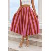 imageCicy Bell Womens Summer Striped Maxi Skirts ALine Elastic Waist Flowy Skirt Beach Vacation OutfitsPurple