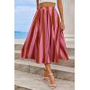 imageCicy Bell Womens Summer Striped Maxi Skirts ALine Elastic Waist Flowy Skirt Beach Vacation OutfitsPurple