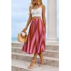 imageCicy Bell Womens Summer Striped Maxi Skirts ALine Elastic Waist Flowy Skirt Beach Vacation OutfitsPurple