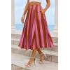 imageCicy Bell Womens Summer Striped Maxi Skirts ALine Elastic Waist Flowy Skirt Beach Vacation OutfitsPurple