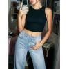 imageCicy Bell Womens Wide Leg Jeans High Waisted Boyfriends Baggy Stretchy Denim Pants with PocketsLight Blue